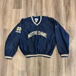Vintage Reebok Notee Dame Pullover Jacket